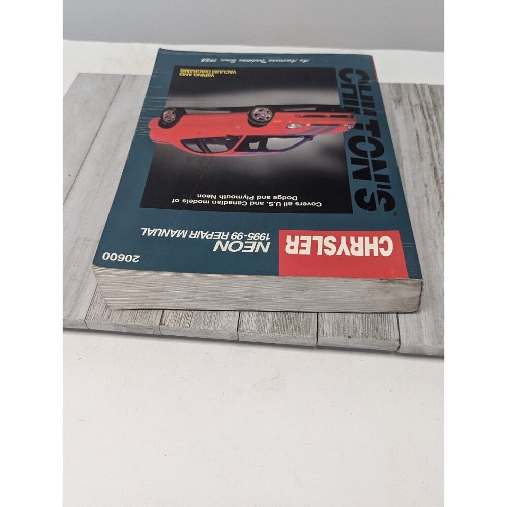 Used Chilton Chrysler Neon 1995-1999 Repair Manual Wiring Vacuum Diagrams 20600 - Picture 6 of 8